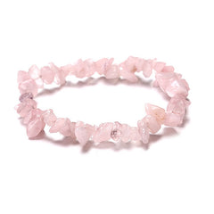 Newly Natural Stone Chip Beads Stretchy Bracelet Ethnic Style Colored Stone Bracelet dropshipping