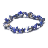 Newly Natural Stone Chip Beads Stretchy Bracelet Ethnic Style Colored Stone Bracelet dropshipping
