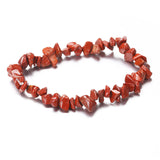 Newly Natural Stone Chip Beads Stretchy Bracelet Ethnic Style Colored Stone Bracelet dropshipping