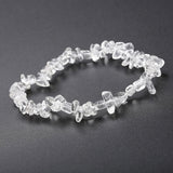 Newly Natural Stone Chip Beads Stretchy Bracelet Ethnic Style Colored Stone Bracelet dropshipping